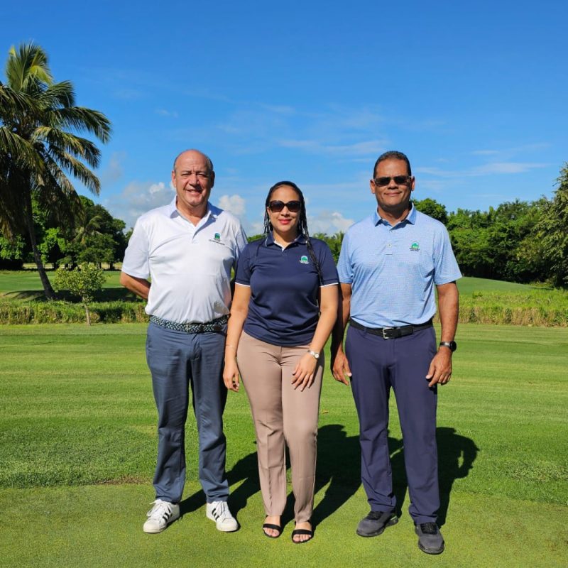 Antonio Ramis, Tomás Mercedes y Angelina Taveras.