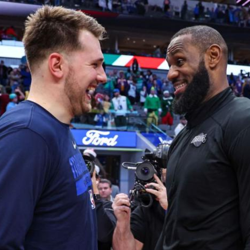 Luka Doncic ahora formará pareja con LeBron James