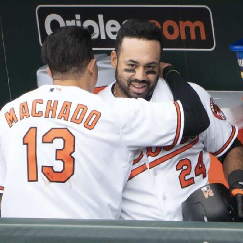 Manny Machado (13) y Pedro Álvarez